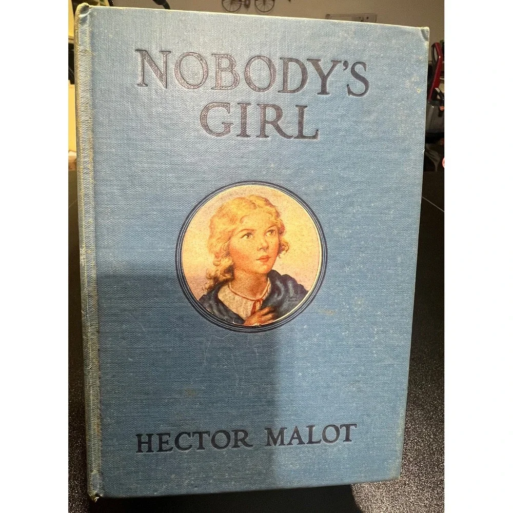 Nobodys Girl Hector Malot 1922 Antique Hardcover Book Cupples & Leon Co Vintage
